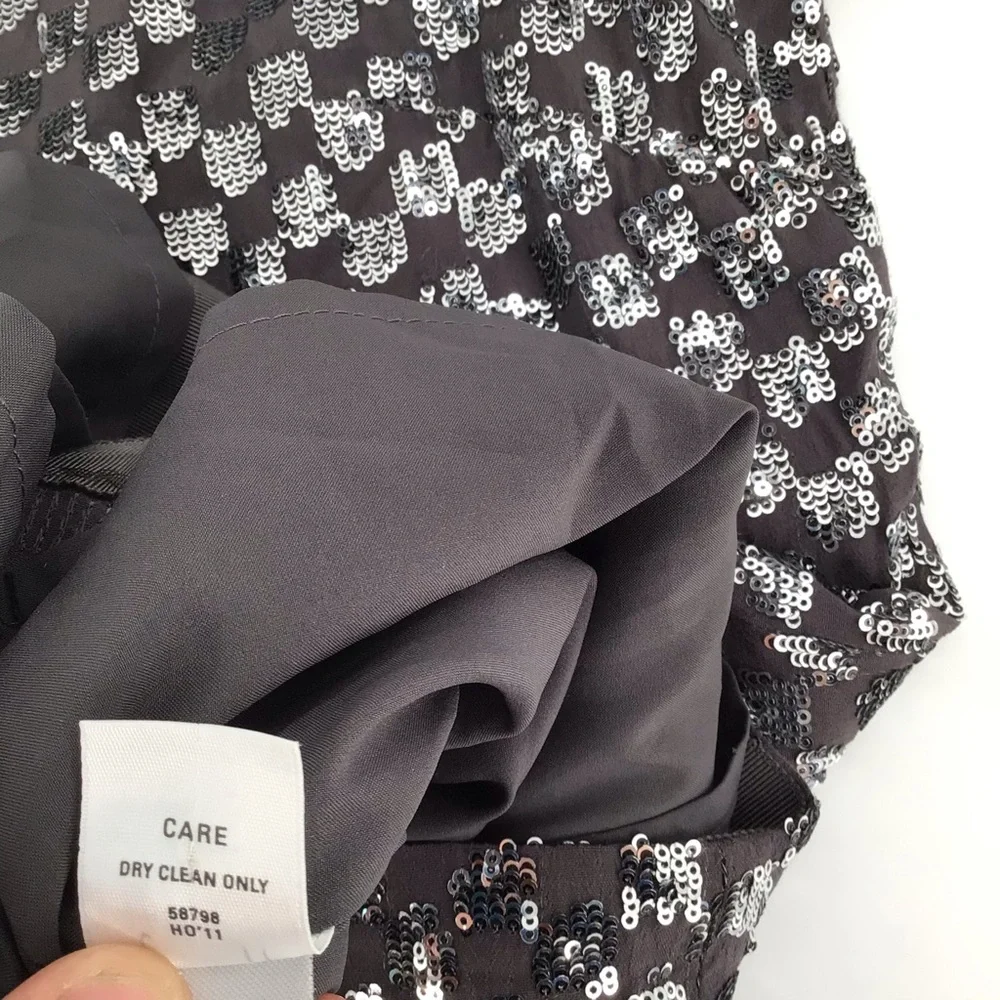 Broadway & Broome Gray Sequin Night Out Dress S - Picture 7 of 14